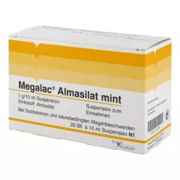 MEGALAC Suspensão de menta de almasilato, 20X10 ml