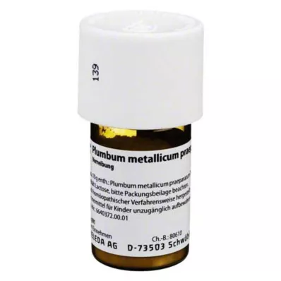 PLUMBUM METALLICUM praep. D 6 Trituração, 20 g