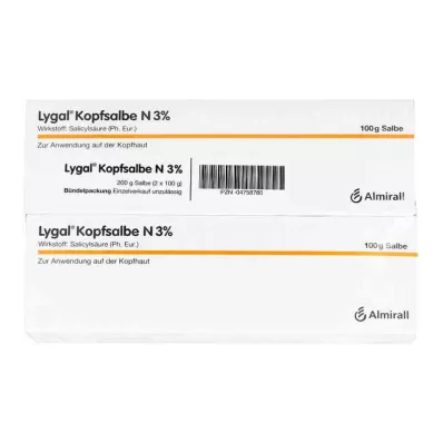 Pomada para cabeça Lygal N 3% (200 g) Pomada para cabeça Lygal N 3% (200 g)