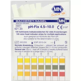 PH-FIX Bastões indicadores pH 4,5-10, 100 unid