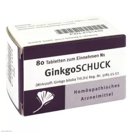 GINKGOSCHUCK Comprimidos, 80 unidades
