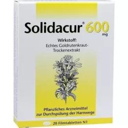 SOLIDACUR Comprimidos revestidos por película de 600 mg, 20 unidades