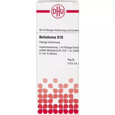 BELLADONNA Diluição D 10, 50 ml