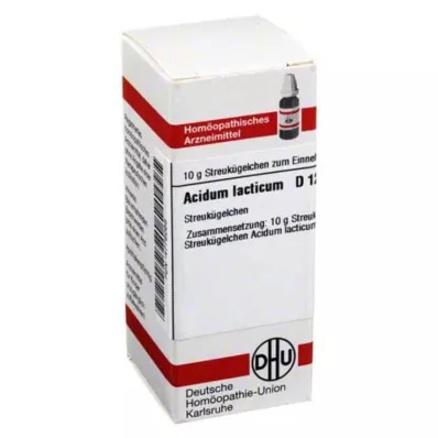ACIDUM LACTICUM D 12 glóbulos, 10 g ACIDUM LACTICUM D 12 glóbulos, 10 g