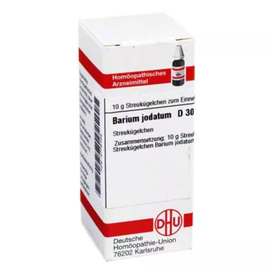 BARIUM JODATUM D 30 glóbulos, 10 g