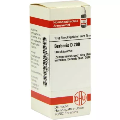 DHU Berberis D 200 glóbulos, 10 g