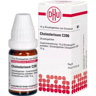 CHOLESTERINUM C 200 glóbulos, 10 g