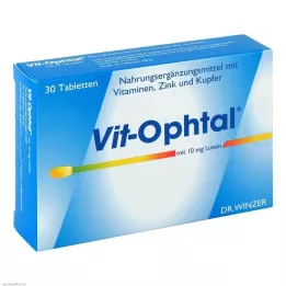 VIT OPHTAL com 10 mg de luteína em comprimidos, 30 unid
