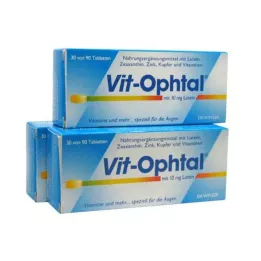 VIT OPHTAL com 10 mg de luteína em comprimidos, 90 unid