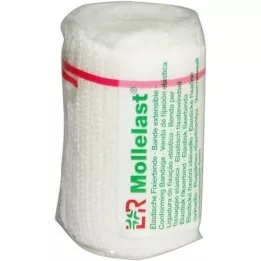 MOLLELAST Ligaduras 6 cmx4 m brancas, 1 pc