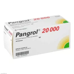 PANGROL 20 000 comprimidos com revestimento entérico, 100 unidades