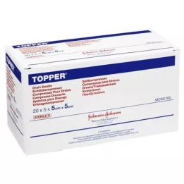 TOPPER Fenda Compr.5x5 cm estéril, 20X5 pcs