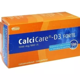 CALCICARE D3 forte comprimidos efervescentes, 100 unid