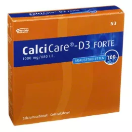 CALCICARE D3 forte comprimidos efervescentes, 100 unid