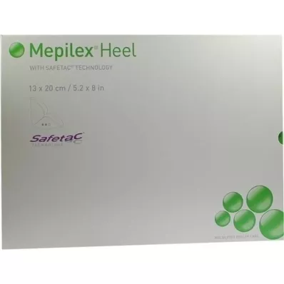 MEPILEX Compressa de espuma para calcanhar 13x20 cm estéril, 5 unidades