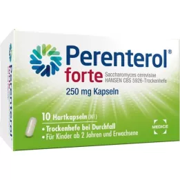 PERENTEROL forte 250 mg cápsulas, 10 unid