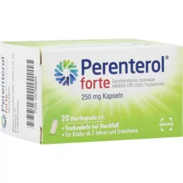 PERENTEROL forte 250 mg cápsulas, 20 unid