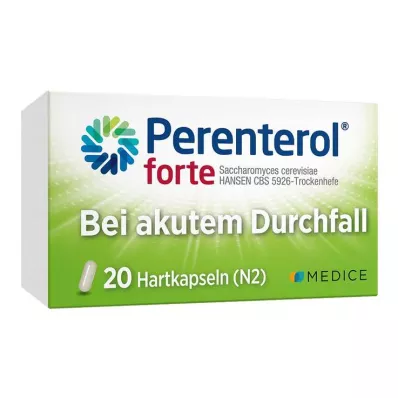 PERENTEROL forte 250 mg cápsulas, 20 unid PERENTEROL forte 250 mg cápsulas, 20 unid