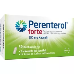 PERENTEROL forte 250 mg cápsulas, 50 unid