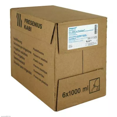 AMPUWA para fins de enxaguamento Plastipur, 6X1000 ml