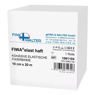 FIXIERBINDE elástico coesivo 10 cmx20 m branco, 1 pc FIXIERBINDE elástico coesivo 10 cmx20 m branco, 1 pc