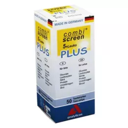 COMBISCREEN Tiras de teste 5+Leuko Plus, 50 unidades