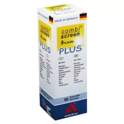 COMBISCREEN Tiras de teste 9+Leuko Plus, 50 unidades COMBISCREEN Tiras de teste 9+Leuko Plus, 50 unidades