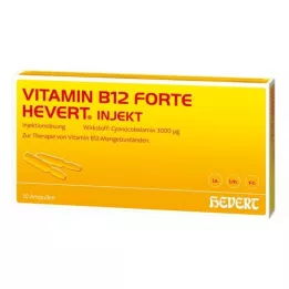 VITAMIN B12 HEVERT forte Injetar ampolas, 10X2 ml