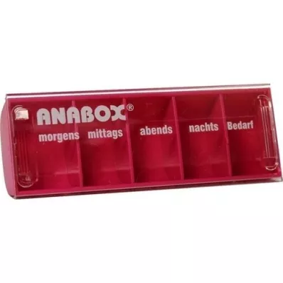 ANABOX Caixa de dia cor-de-rosa, 1 peça