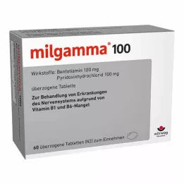 MILGAMMA Comprimidos revestidos de 100 mg, 60 unidades