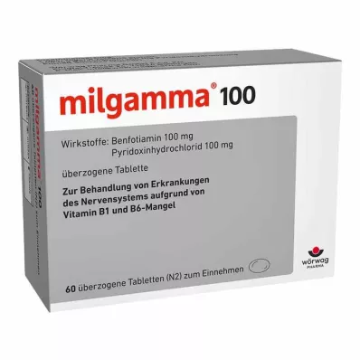 MILGAMMA Comprimidos revestidos de 100 mg, 60 unidades