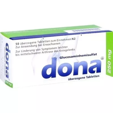 DONA Comprimidos revestidos de 250 mg, 50 unidades