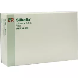 SILKAFIX Agrafos com núcleo de cartão de 2,5 cm x 9,2 m, 12 unidades