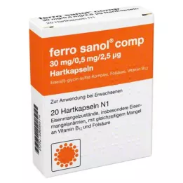 FERRO SANOL comp. Cápsulas duras com pellets em excesso, 20 unid