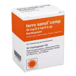FERRO SANOL comp. Cápsulas duras com pellets em excesso, 50 unid