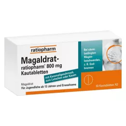 MAGALDRAT-ratiopharm 800 mg comprimidos, 50 unid