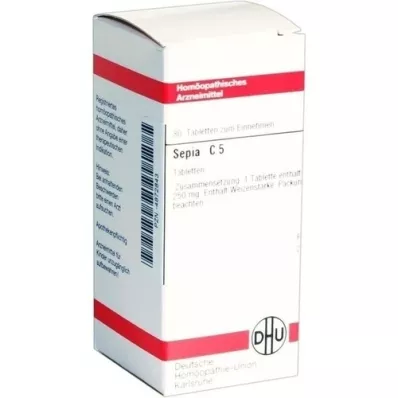 SEPIA C 5 Comprimidos, 80 Cápsulas