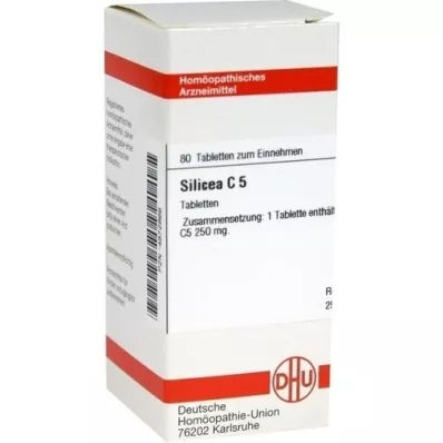 SILICEA C 5 Comprimidos, 80 Cápsulas