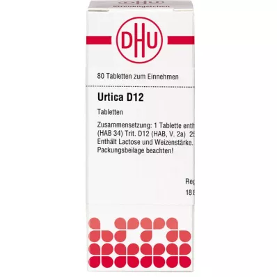 URTICA D 12 Comprimidos, 80 Cápsulas