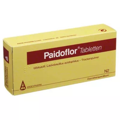 PAIDOFLOR Comprimidos mastigáveis, 50 unidades