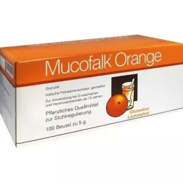 MUCOFALK Granulado de laranja para a preparação de uma única saqueta, 100 unidades