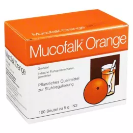 MUCOFALK Granulado de laranja para a preparação de uma única saqueta, 100 unidades