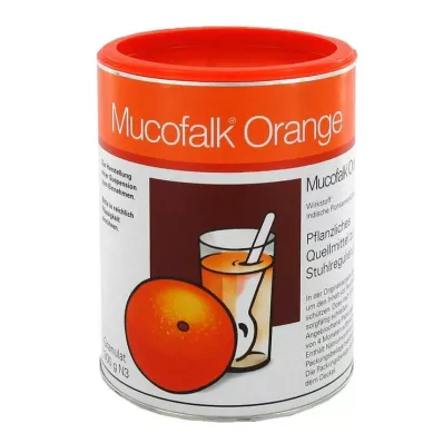 MUCOFALK Granulado de laranja para a preparação de uma suspensão de dose única, 300 g MUCOFALK Granulado de laranja para a preparação de uma suspensão de dose única, 300 g
