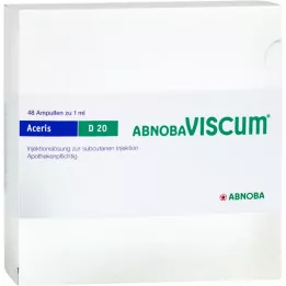 ABNOBAVISCUM Aceris D 20 ampolas, 48 pcs