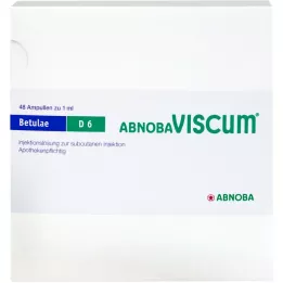 ABNOBAVISCUM Betulae D 6 ampolas, 48 pcs