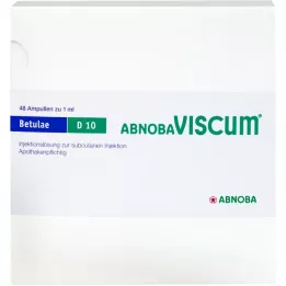 ABNOBAVISCUM Betulae D 10 ampolas, 48 pcs