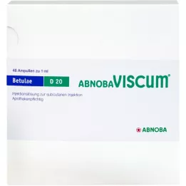 ABNOBAVISCUM Betulae D 20 ampolas, 48 pcs