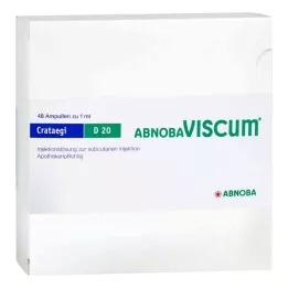 ABNOBAVISCUM Crataegi D 20 ampolas, 48 pcs