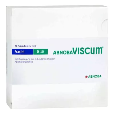 ABNOBAVISCUM Fraxini D 10 ampolas, 48 pcs