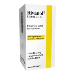 RIVANOL Solução 0,1%, 100 ml